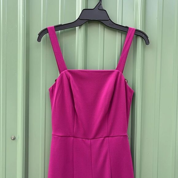 Women’s Split Leg Sleeveless Fully Lined Dressy Jumpsuit Size M - Picture 2 of 10